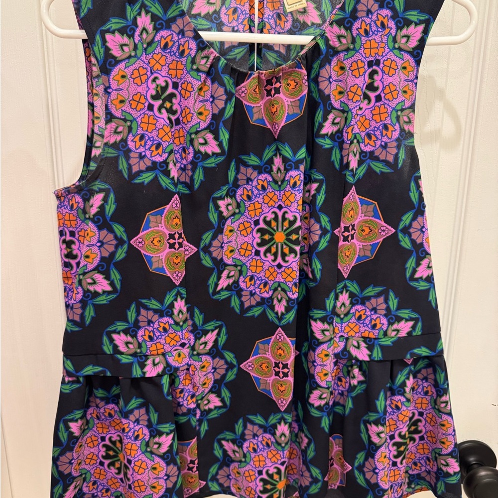 J. Crew Peplum Sleeveless Top